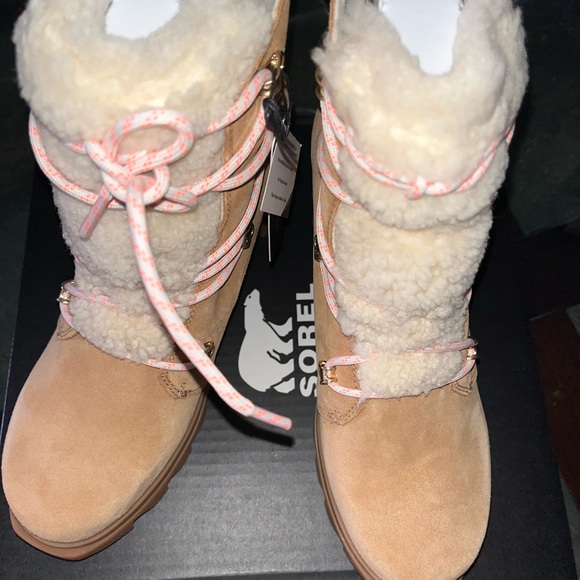 Brand new super cute wedge booties. - Picture 4 of 5